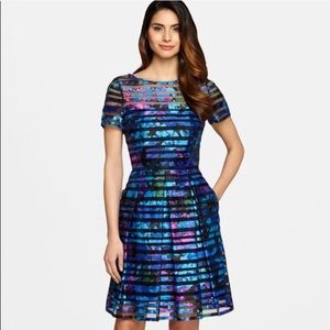 Tahari Floral Illusion Dress